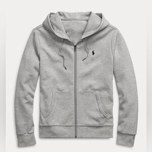 🆕 Polo Ralph Lauren Double-Knit Full-Zip Hoodie. “Light Sport Heather”, 2XL